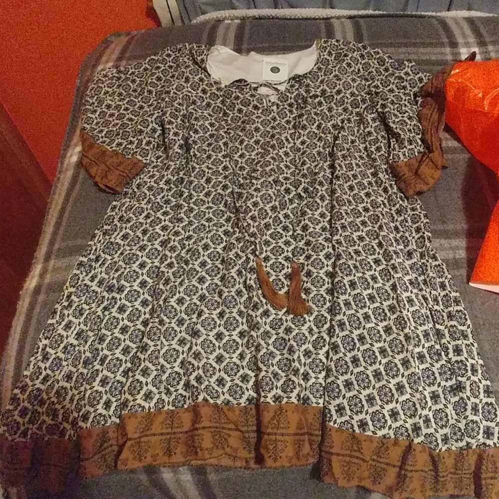 Easel Flowy Indie Dress